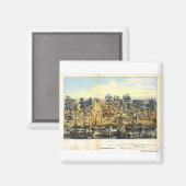 Ville de Sacramento, 1849. Magneet (Voorkant / Achterkant)