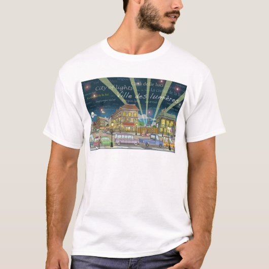 Ville des lumiere t-shirt (Voorkant)
