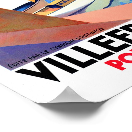 Villefranche France vintage Poster (Hoek)