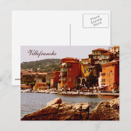 Villefranche, Frankrijk Briefkaart (Voorkant / Achterkant)