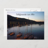 villefranche harbour briefkaart (Voorkant / Achterkant)
