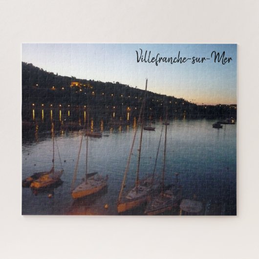 villefranche harbour legpuzzel (Horizontaal)