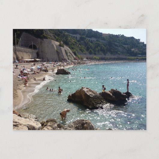 Villefranche-kust Briefkaart (Voorkant)
