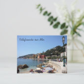 villefranche kust briefkaart (Staand voorkant)