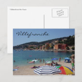 villefranche paraplu briefkaart (Voorkant / Achterkant)