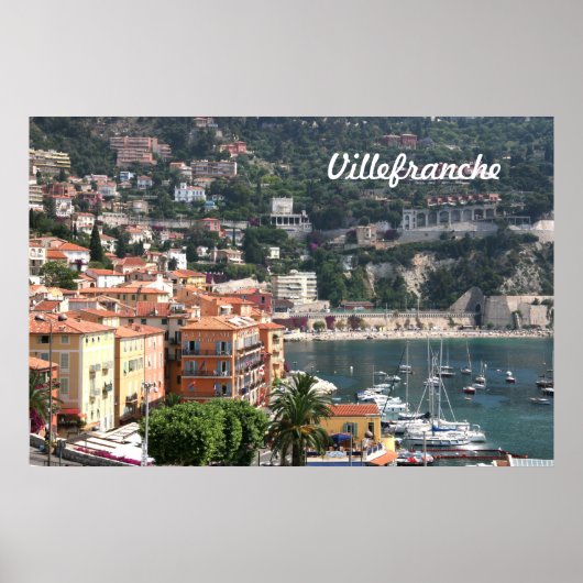 Villefranche, Provence Poster (Voorkant)