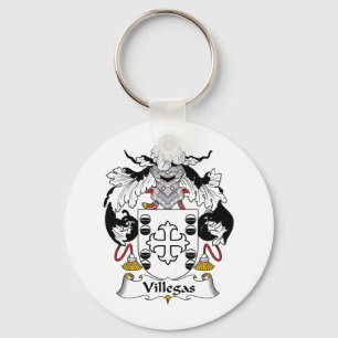 Villegas Family Crest Sleutelhanger