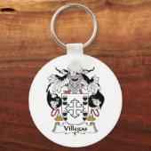 Villegas Family Crest Sleutelhanger (Voorkant)