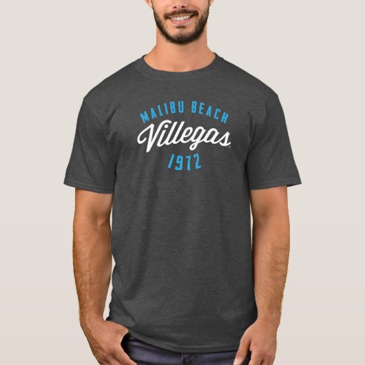 Villegas Malibu Beach Logo T-Shirt (Voorkant)
