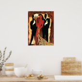 Villemot voor Perrier AD 1983 Poster (Keuken)