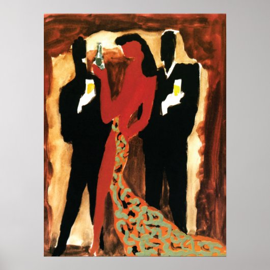 Villemot voor Perrier AD 1983 Poster (Voorkant)