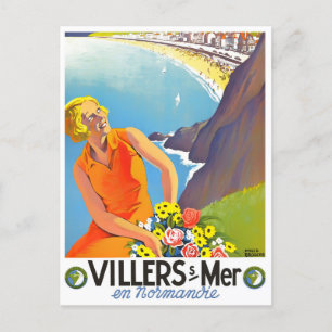 Villers France vintage Briefkaart