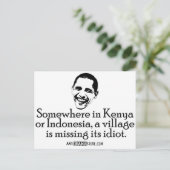 Villiage Idiot Briefkaart (Staand voorkant)