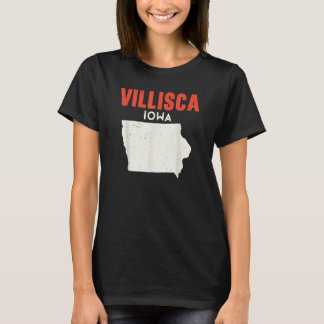 Villisca Iowa USA State America Travel Iowan T-shirt