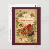 Vilmorin-Andrieux & Co. Seed Catalog AD Briefkaart (Voorkant / Achterkant)