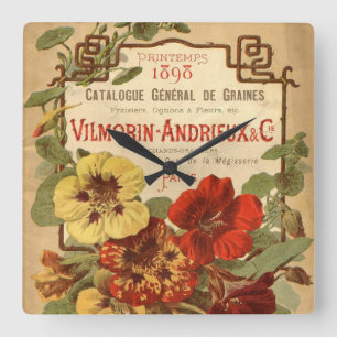 Vilmorin-Andrieux & Co. Seed Catalog AD Vierkante Klok