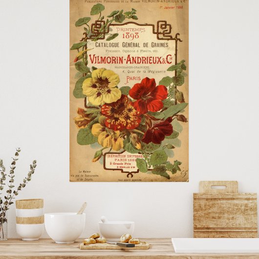 Vilmorin-Andrieux & Co. Seed Catalog Poster (Keuken)
