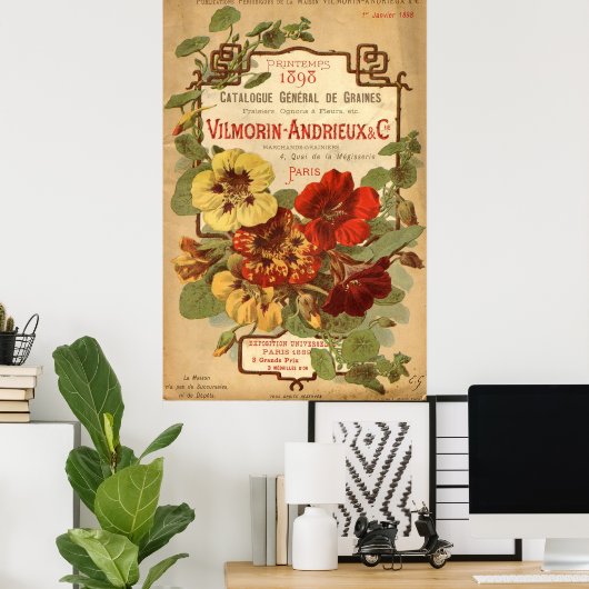 Vilmorin-Andrieux & Co. Seed Catalog Poster (Thuiskantoor)