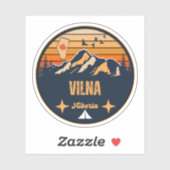 Vilna, Alberta Sticker (Vel)
