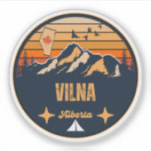 Vilna, Alberta Sticker (Voorkant)