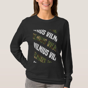 Vilnius Camo Patroon Groene Camouflage T-shirt