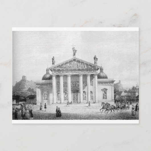 Vilnius Cathedral, Litouwen door Vasily Sadovnikov Briefkaart (Voorkant)