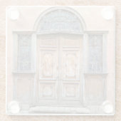 Vilnius Door Glazen Onderzetter (Achterkant)