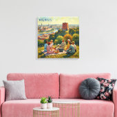 Vilnius Heuveltop Picknick Uitzicht Canvas Kunst (Insitu (Woonkamer))