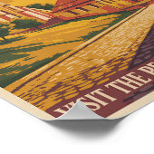 Vilnius Lithuania Illustration Travel Art Vintage Poster (Hoek)