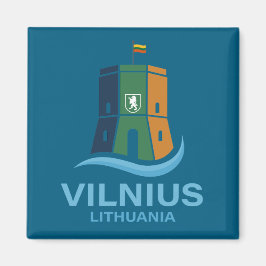 Vilnius Lithuania Magneet