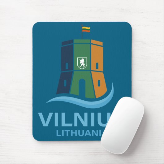 Vilnius Lithuania Muismat (Met muis)