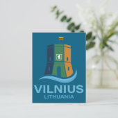 Vilnius Litouwen Briefkaart (Staand voorkant)