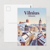 Vilnius Litouwen Briefkaart (Voorkant / Achterkant)