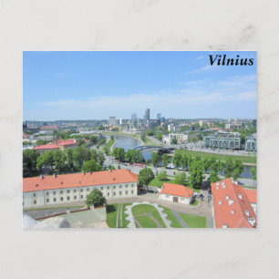 Vilnius, Litouwen Briefkaart
