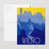Vilnius, Litouwen,  Briefkaart (Voorkant / Achterkant)