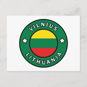 Vilnius Litouwen Briefkaart