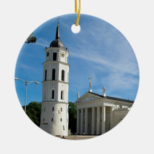 Vilnius Litouwen Circle Ornament (Voorkant)