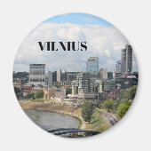 Vilnius Litouwen Kitchen Magnet (Voorkant)