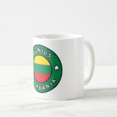 Vilnius Litouwen Koffiemok (Voorkant rechts)