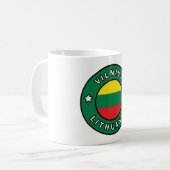 Vilnius Litouwen Koffiemok (Voorkant links)