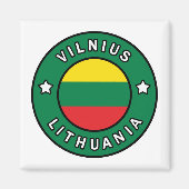 Vilnius Litouwen Magneet (Voorkant)