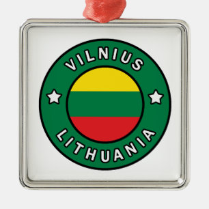Vilnius Litouwen Metalen Ornament
