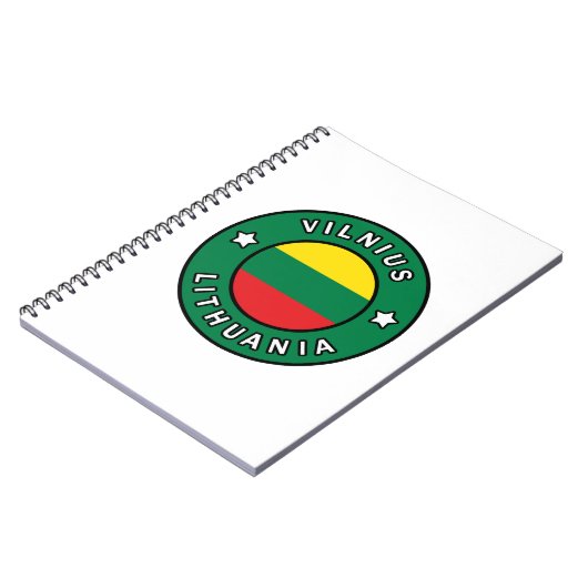 Vilnius Litouwen Notitieboek (Linkerzijde)