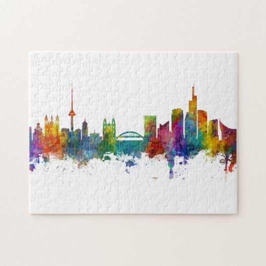 Vilnius Litouwen Skyline Legpuzzel (Horizontaal)