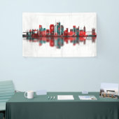 Vilnius Litouwen Skyline Spandoek (Beurs)