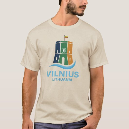 Vilnius Litouwen T-shirt (Voorkant)
