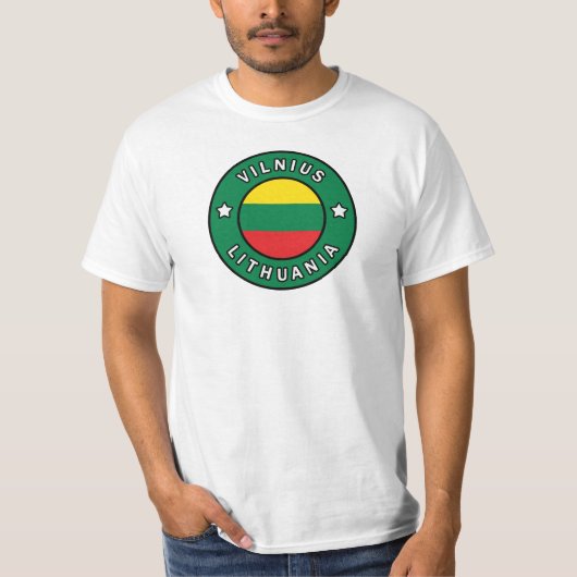 Vilnius Litouwen T-shirt (Voorkant)