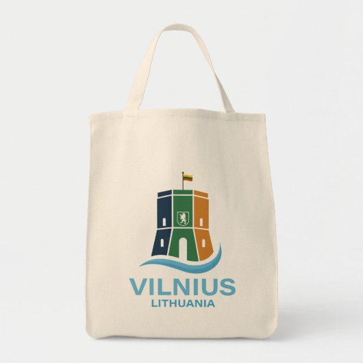 Vilnius Litouwen Tote Bag (Voorkant)