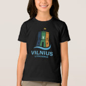 Vilnius Litouwen Tri-Blend Shirt (Voorkant)