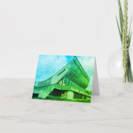 Vilnius, LT Brutalist Palace of Concerts & Sports Bedankkaart